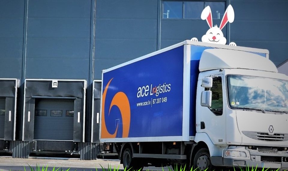 ACE Logistics Latvia automašīna, Lieldienu zaķis