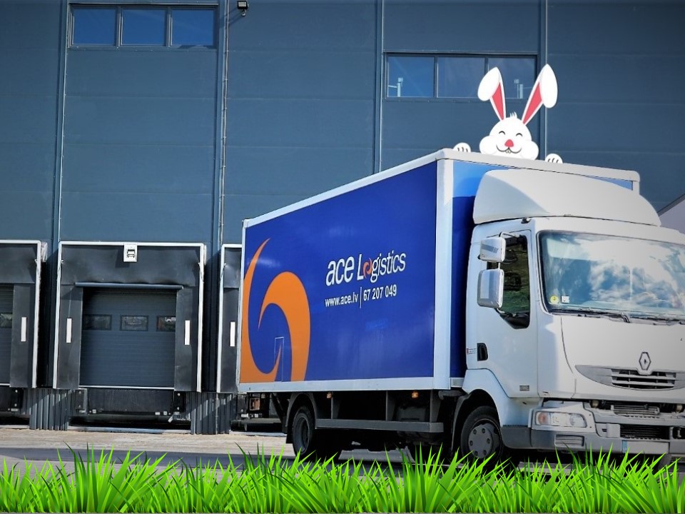 ACE Logistics Latvia automašīna, Lieldienu zaķis